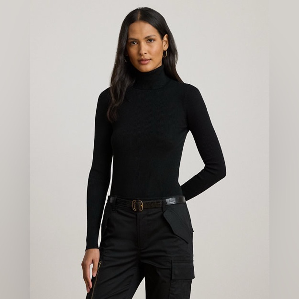 NWT-Ralph Lauren Ribbed Turtleneck Sweater